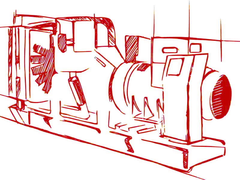 Высоковольтный дизельный генератор АД1100-Т10500-1Р (Baudouin)